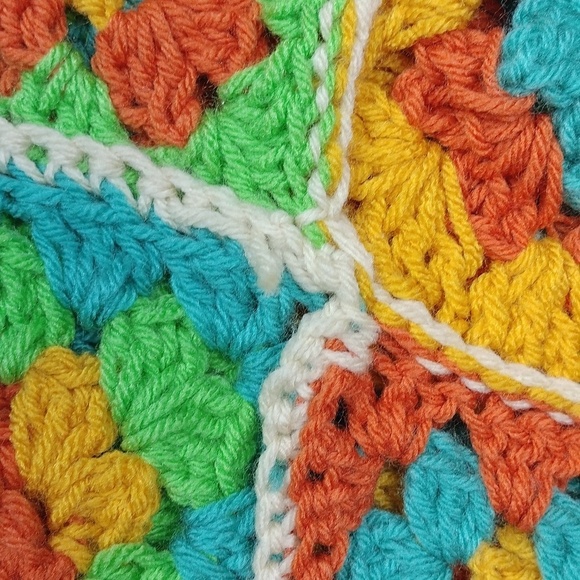 Colorful Crochet Patchwork Bag - Picture 3 of 8